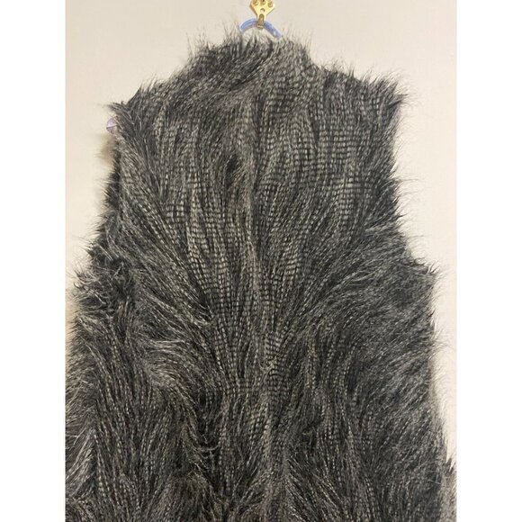 Michael Kors Faux  Raccoon Fur Vest Grey Size S - Picture 9 of 11
